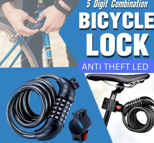 BIKE LED ANTI THEFT PASSWORD LOCK