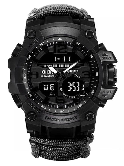 Military Survival Multi-Functional Digital Watch Compass